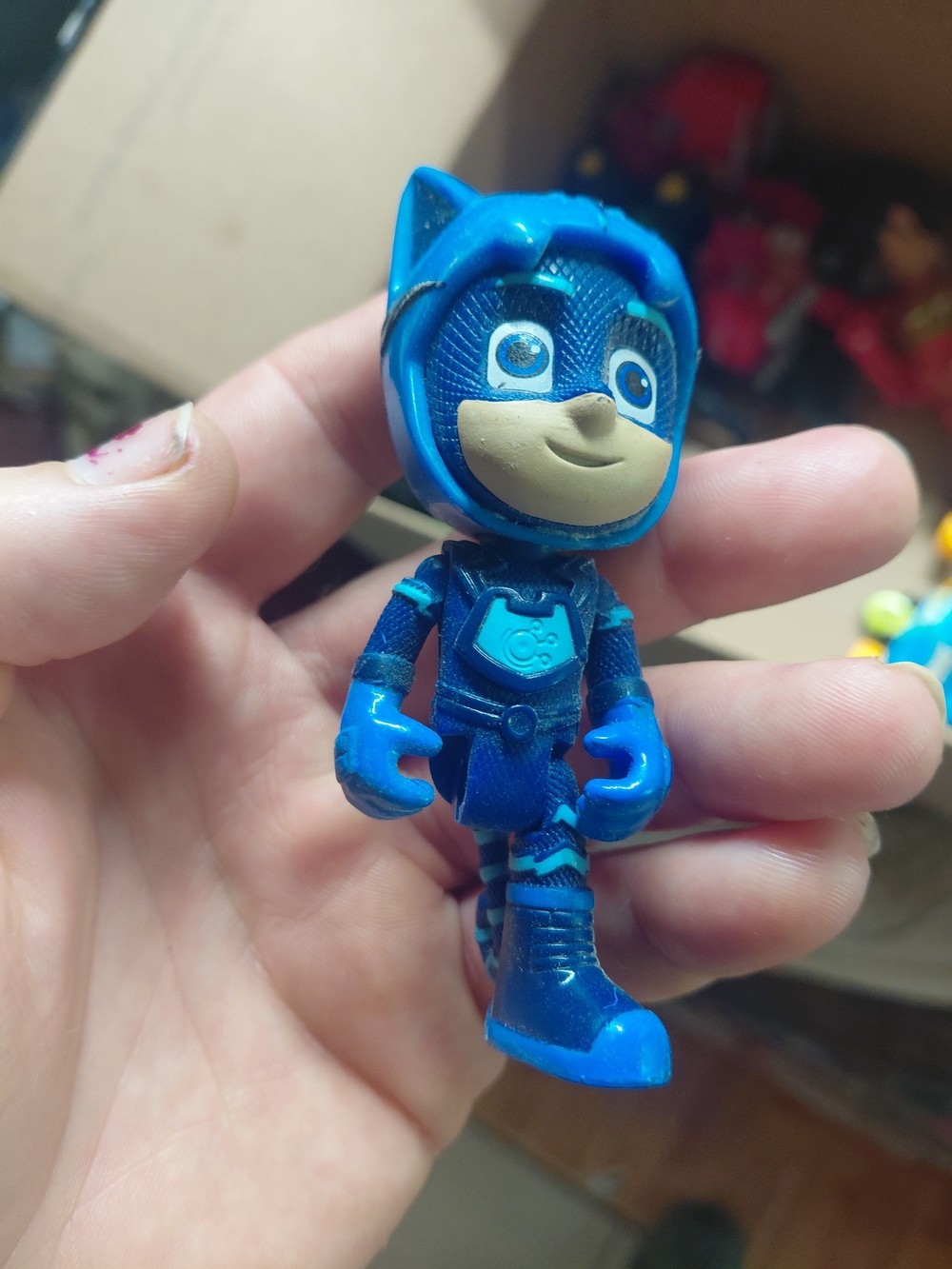 PJ Masks Catboy action figure,  Super Moon Adventure series missing right leg